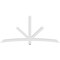 Ekena Millwork Alberta Architectural Grade PVC Gable Bracket, 96"W x 44"H x 4"D x 4"F, 11/12 Pitch GBP096X44X0404ALB00 - alternate 4